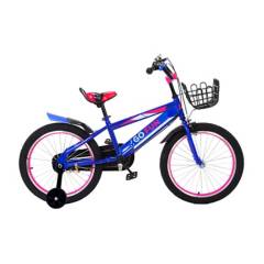 ASIAMERICA - Bicicleta Infantil Anza Aro 16 84x50x117 cm Azul