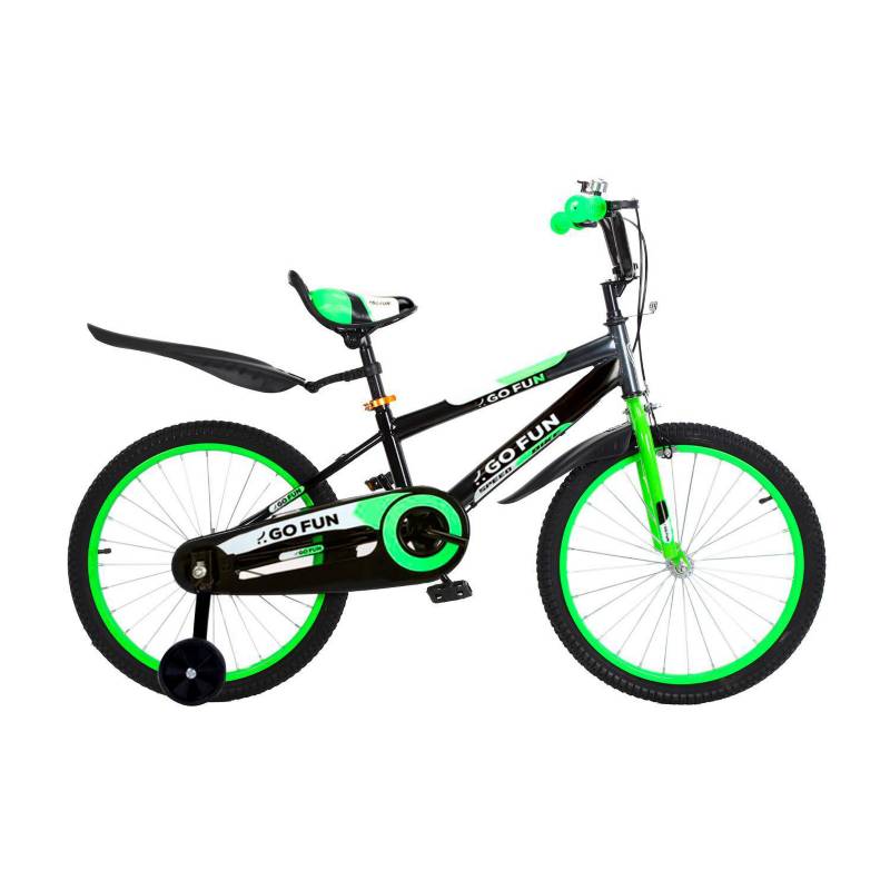 ASIAMERICA - Bicicleta Infantil Bido Aro 16 84x50x117 cm verde