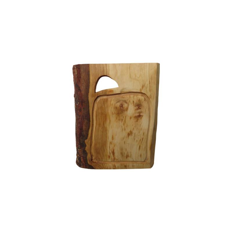 GENERICO Tabla para picar de madera nativa 50x25cm