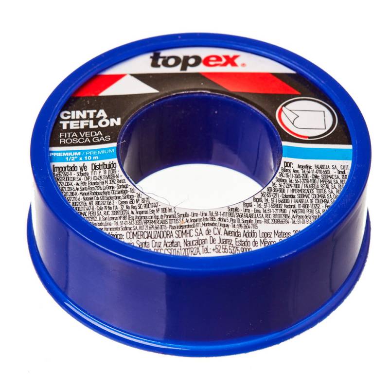 TOPEX - Teflón premium 1/2" 10 m