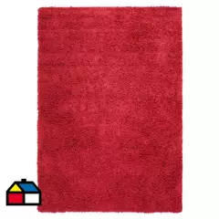 DIB - Alfombra shaggy colors 133x180 cm rojo