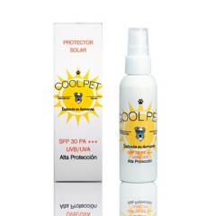 COOL PET - Protector Solar SFP 30 para perros/gatos/animales exóticos 60 ml