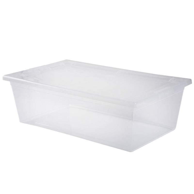 WENCO - Caja organizadora Mybox 6 litros 11x21x34 cm transparente