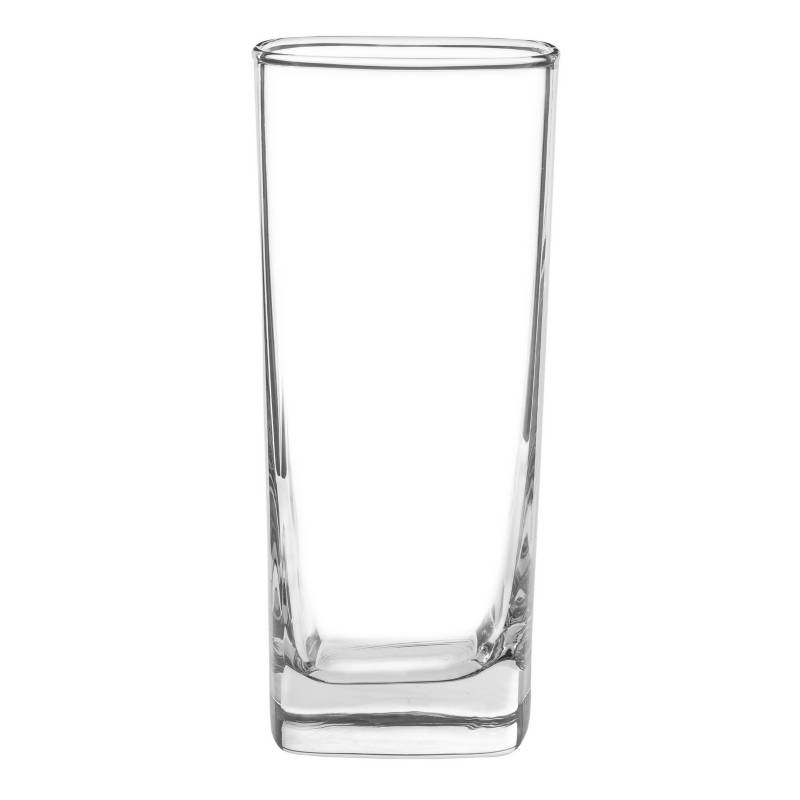 JUST HOME COLLECTION - Vaso alto de vidrio  350 ml 6 piezas