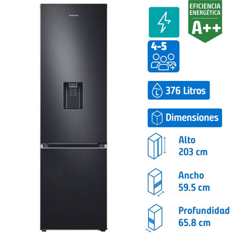 SAMSUNG - Refrigerador bottom mount 376 litros