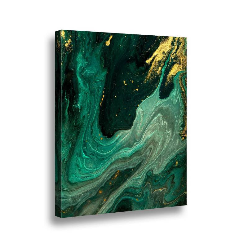 RETELA - Canvas 70x50 cm marmol verde i