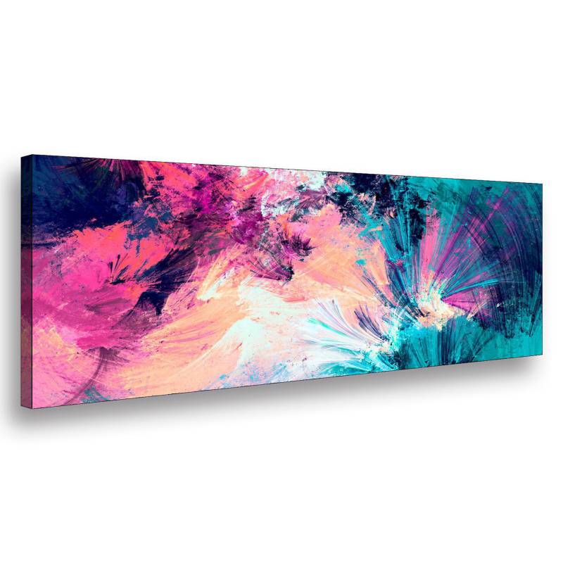 RETELA - Canvas 90x45 cm abstract magenta
