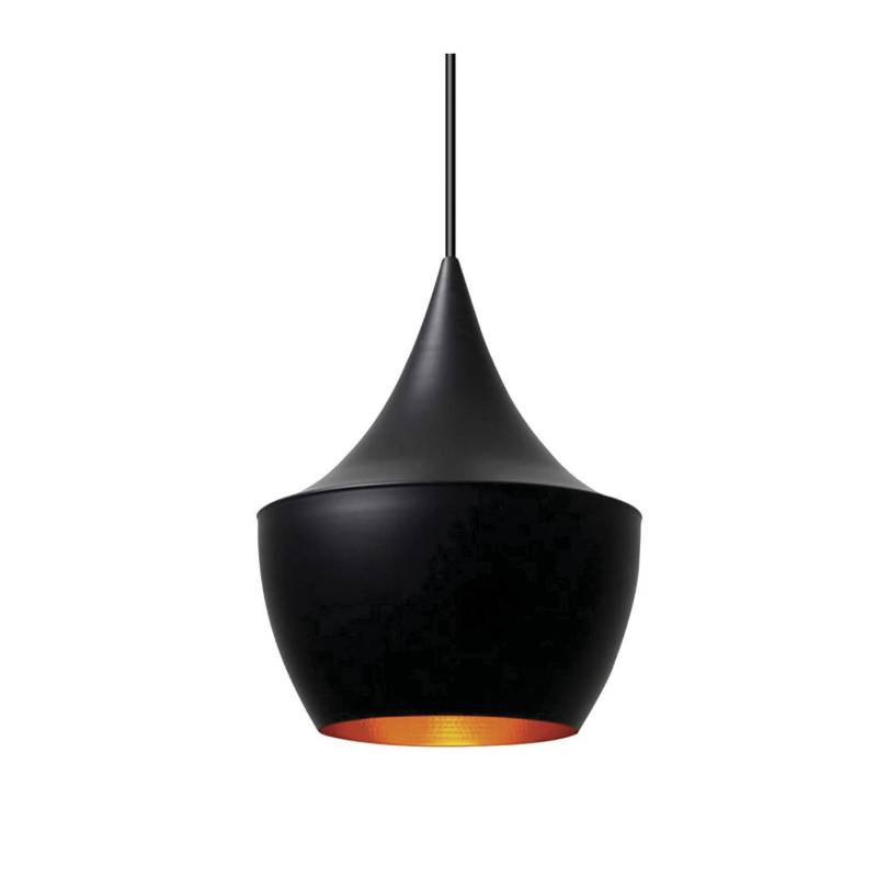 HB LEDS - Lámpara de colgar td queen negra aluminio 24 W E27