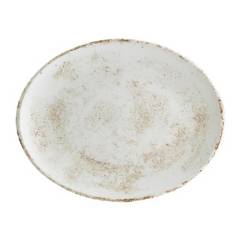 BONNA - Plato porcelana oval nacrous matt moove 31x24 cm