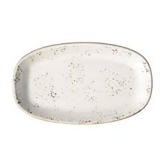 BONNA - Plato porcelana oval grain gourmet  29x17 cm