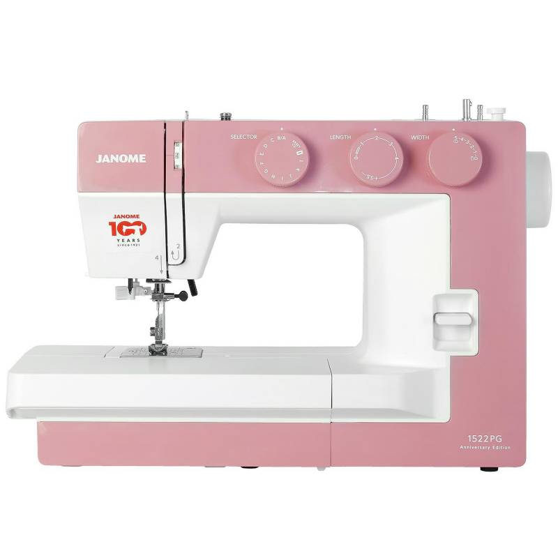 JANOME - Máquina de coser mecánica rosada 60 W