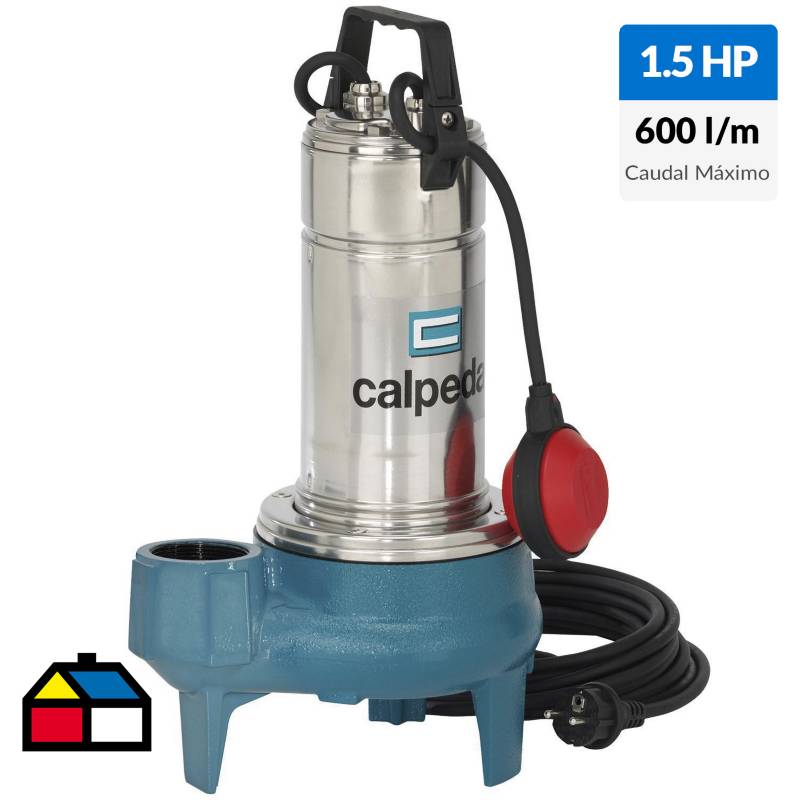 CALPEDA - Bombas sumergible para aguas negras 1,5HP