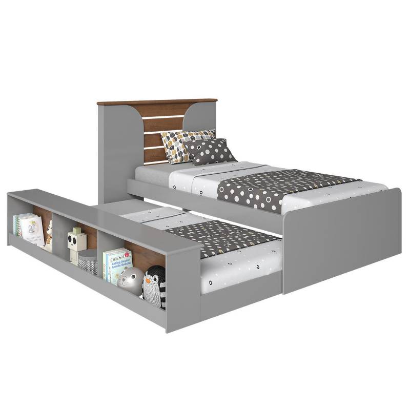 DECOCASA - Cama + cama auxiliar 1 plaza