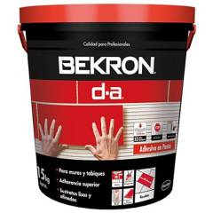 BEKRON - Adhesivo porcelanato piso/muro superficie rígida 15 kg
