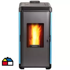 BOSCA - Calefactor a pellet Hera + azul