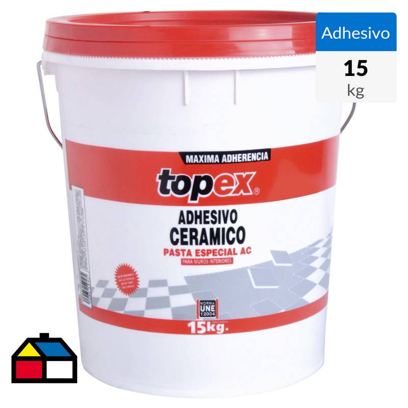 TOPEX - Adhesivo cerámico/muro superficie flexible 15kg