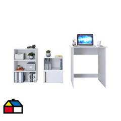 MOBILO - Kit mini home office blanco