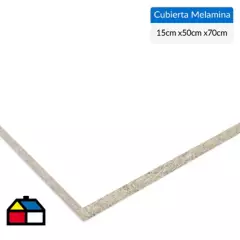 IMPERIAL - Cubierta melamina blanca 70x50cm