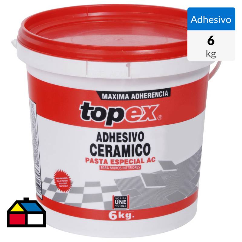 TOPEX - Adhesivo cerámico/muro superficie flexible 6kg