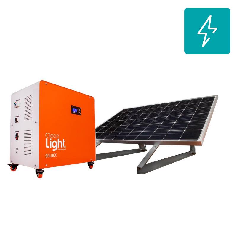 CLEANLIGHT - Generador solar móvil SOLBOX 9600 PLUS PRO