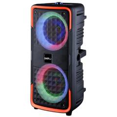 DAIRU - Parlante karaoke dual 6,5" BT/ FM/ TWS/ SD/ AUX/ USB