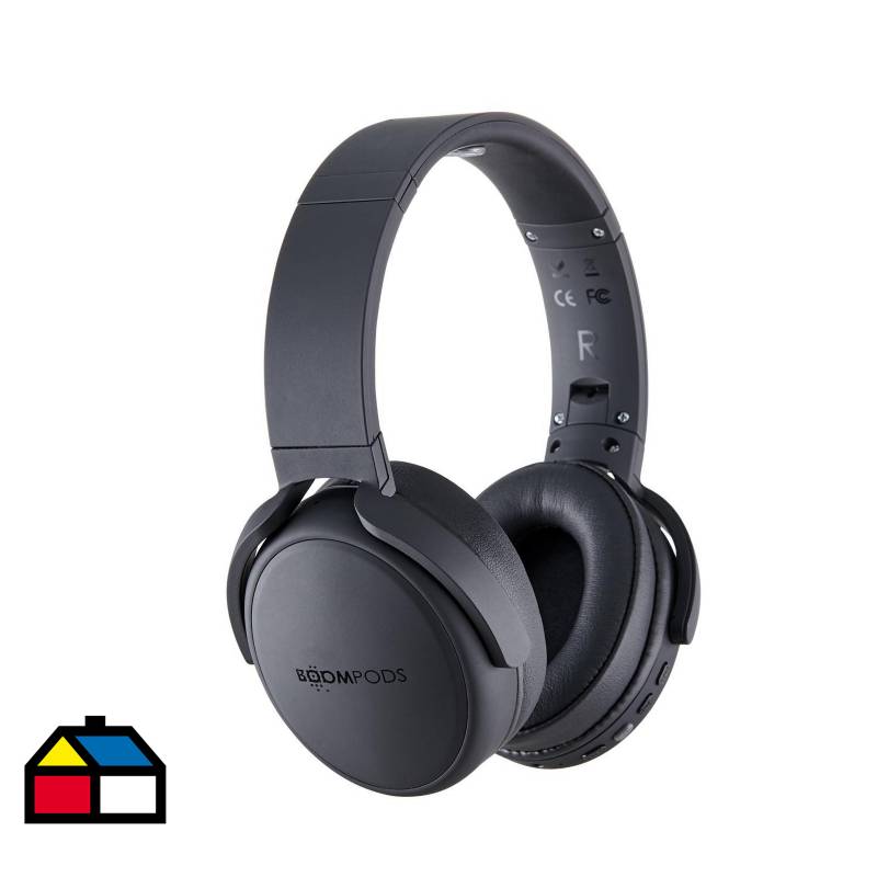 BOOMPODS - Audifono over ear + negro