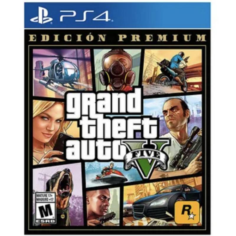 SONY - Juego Grand Theft Auto V Premium Edition Latam PS4