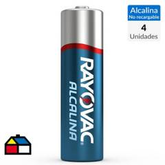 RAYOVAC - Pilas Alcalinas Rayovac AAx4