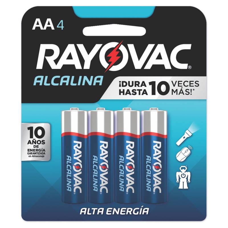 RAYOVAC - Pilas Alcalinas Rayovac AAx4
