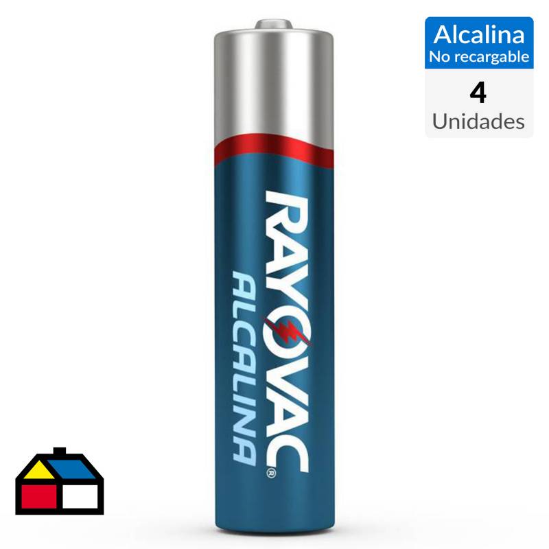 RAYOVAC - Pilas Alcalinas Rayovac AAAx4