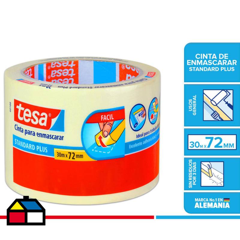 TESA - Masking tape uso gral 30mx72mm