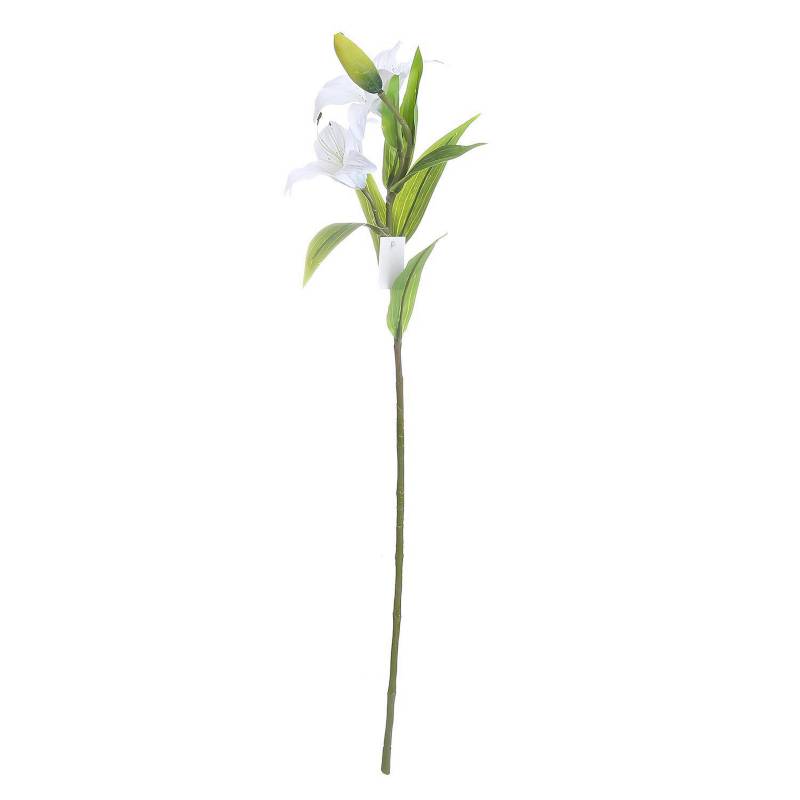 Vara artificial lilium de seda color blanco 77 cm | Sodimac Chile