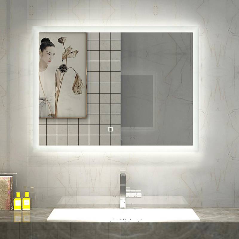  - Espejo Baño Luz Led + Desempañador+ Touch 100x80cm