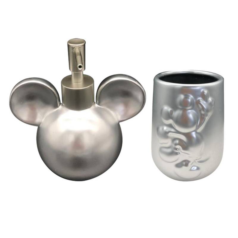 DISNEY - Set de baño cerámica Mickey 2 piezas