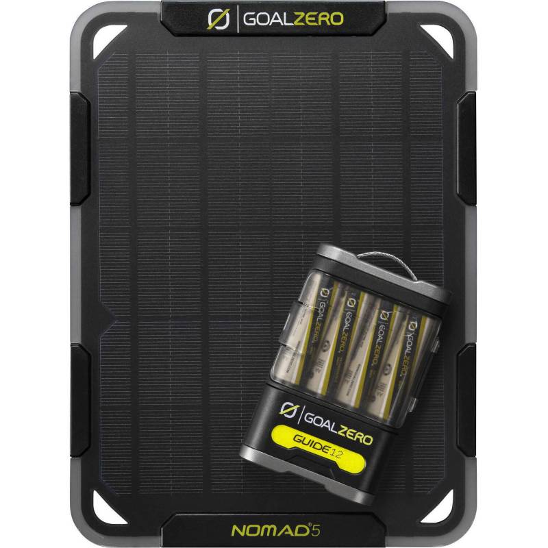 GOAL ZERO - Kit Panel solar Nomad 5 / Pack de baterías de 2500