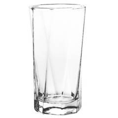 JUST HOME COLLECTION - Display 6 vasos de vidrio 353 ml transparente.