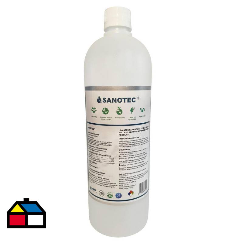SANOTEC - Desinfectante superficies 1 lt