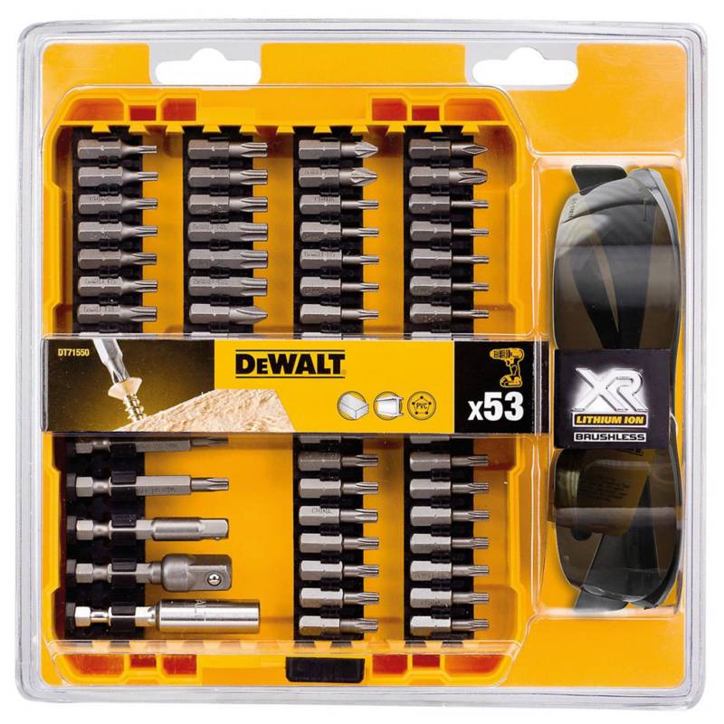 DEWALT - Set de puntas para desatornilladores 53 piezas