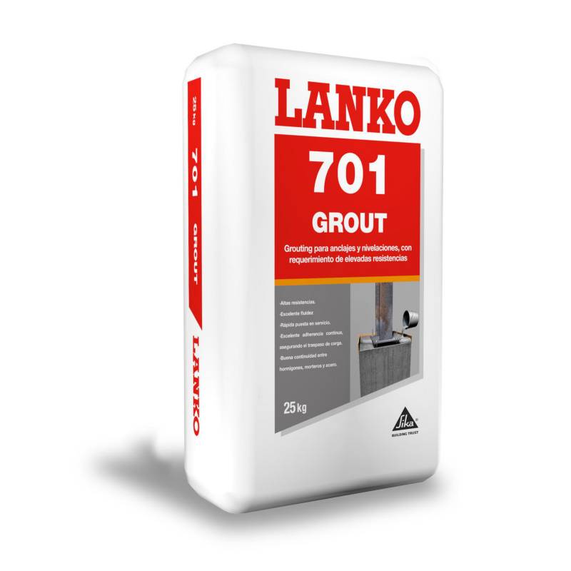 LANKO - Grout anclaje y relleno Grouting 701 25 kg