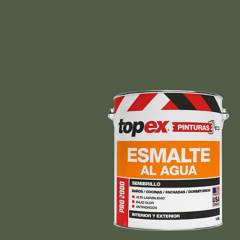 TOPEX - Esmalte al agua semibrillo lavable verde 1 Gl