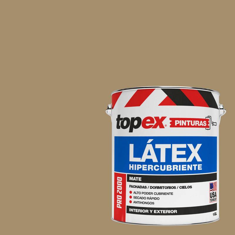 TOPEX - Látex extracubriente mate antihongos verde 1 Gl