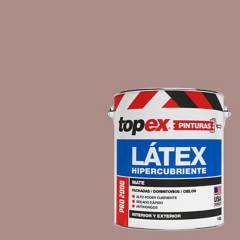 TOPEX - Látex extracubriente mate antihongos café 1 Gl
