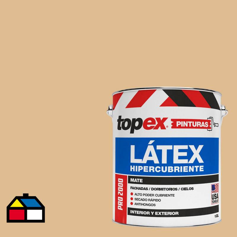 TOPEX - Látex extracubriente mate antihongos beige 1 Gl