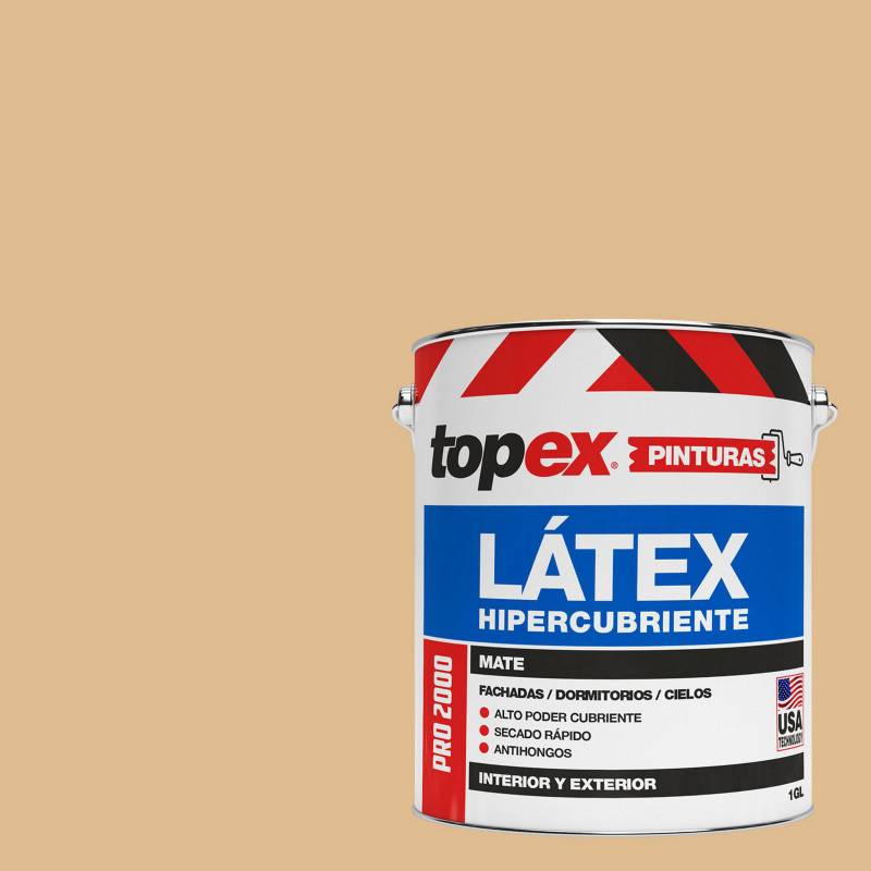 TOPEX - Látex extracubriente mate antihongos beige 1 Gl