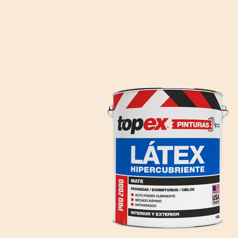TOPEX - Látex extracubriente mate antihongos marfil 1 Gl