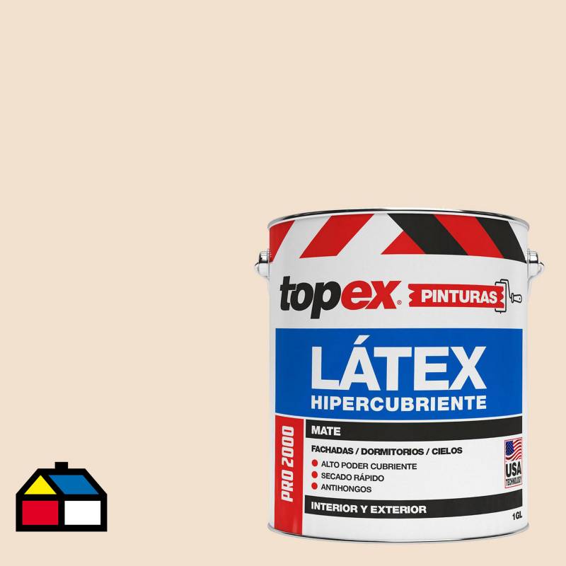 TOPEX - Látex extracubriente mate antihongos damasco 1 Gl