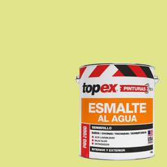 TOPEX - Esmalte al agua semibrillo lavable  amarillo 1 Gl