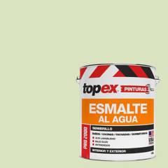 TOPEX - Esmalte al agua semibrillo lavable  verde 1 Gl