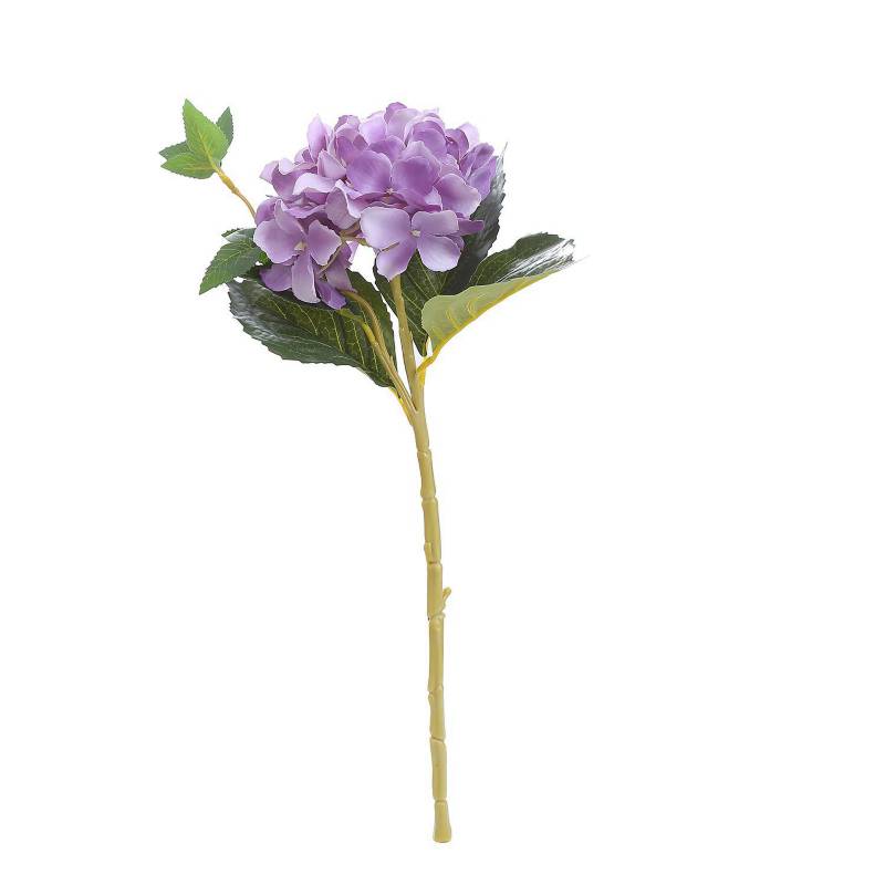 Flor hortensia artificial 45 cm purpura | Sodimac Chile