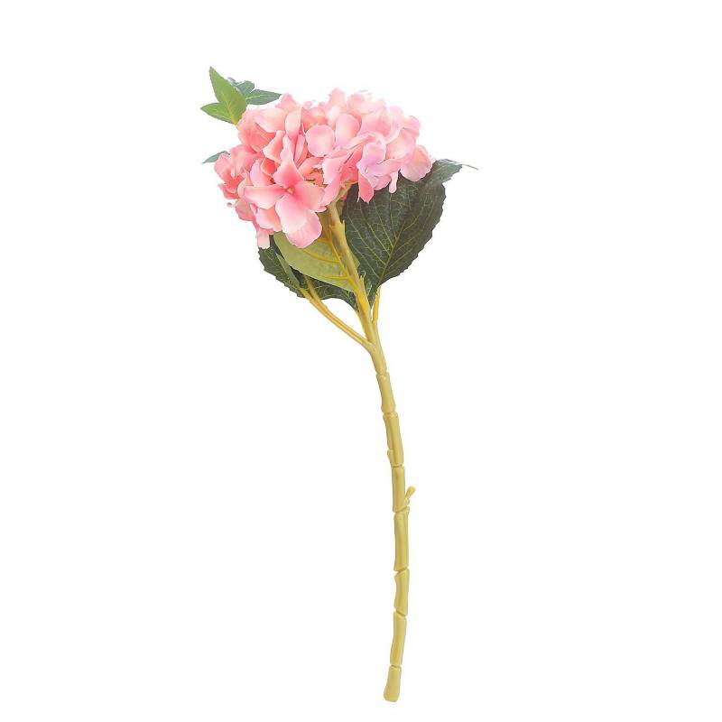 Flor hortensia artificial 45 cm rosado | Sodimac Chile